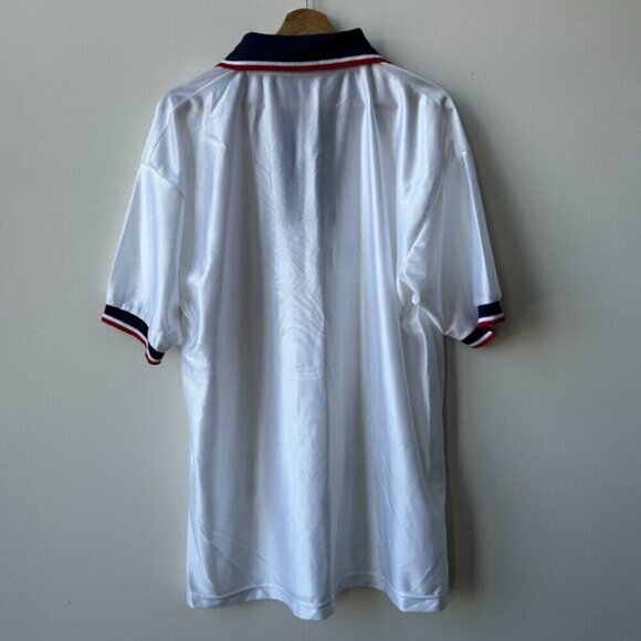 Vintage Tommy Hilfiger 90's Men's Mesh Jersey Short Sleeve Collared - XL - Picture 3 of 6